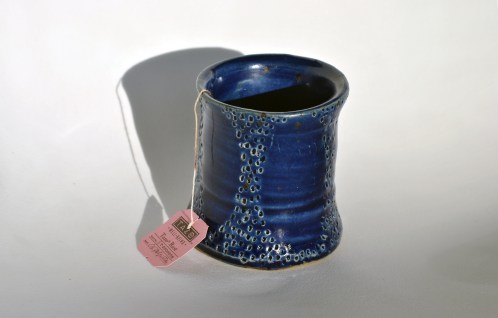 little blue cup