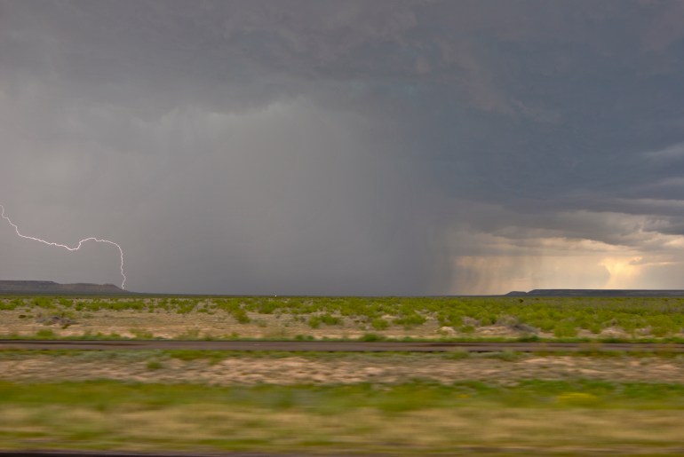 thunderstorm drive lightning